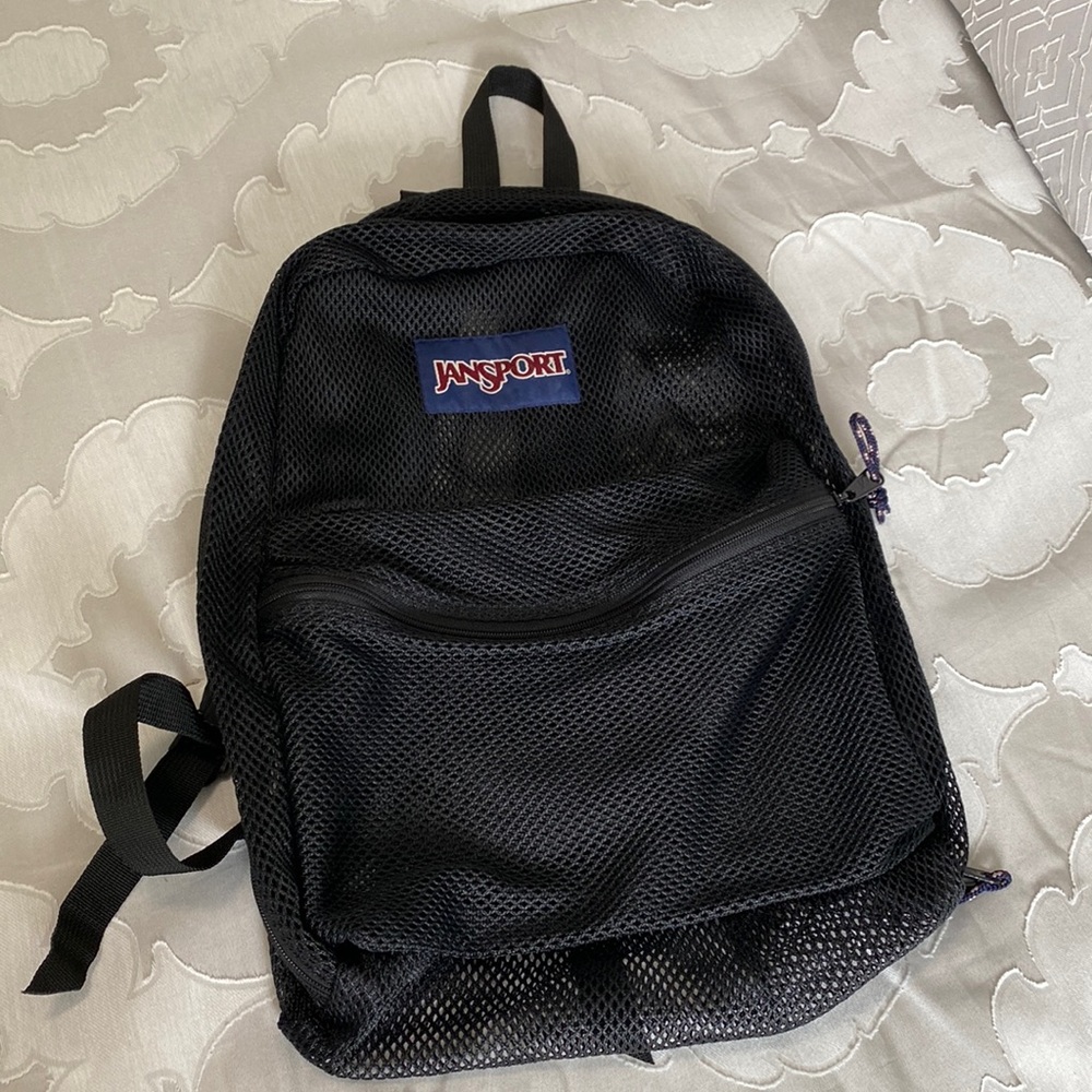 Jansport mesh book bag like new